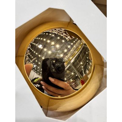 Оформительский шар Finery, 8 см, глянцевый золотистый-4