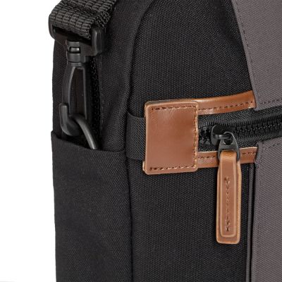 Сумка для ноутбука Sideways Laptop Bag, черная с серым-11