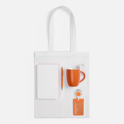 Набор Welcome Pack, оранжевый с белым-1