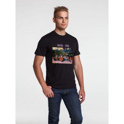 Футболка «Жизнь — Поль», черная-4