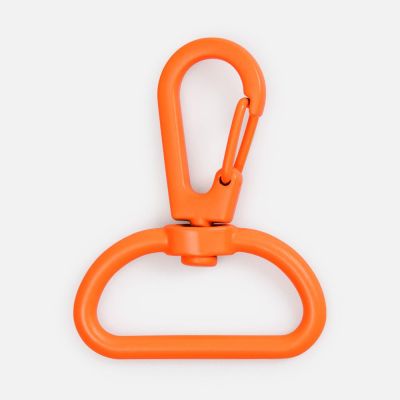 Застежка-карабин Snap Hook, L, оранжевый неон-0