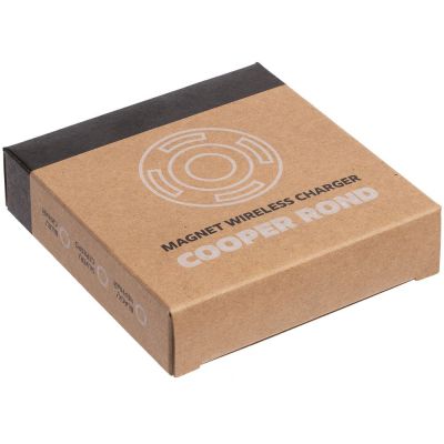 Магнитное зарядное устройство Cooper Rond, 15 Вт, серебристое-6