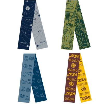 Шарф на заказ Tricksy Light, M, полушерсть-0