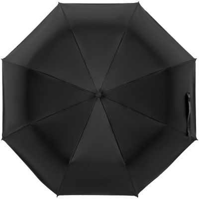 Зонт складной с защитой от УФ-лучей Sunbrella, ярко-синий с черным-1