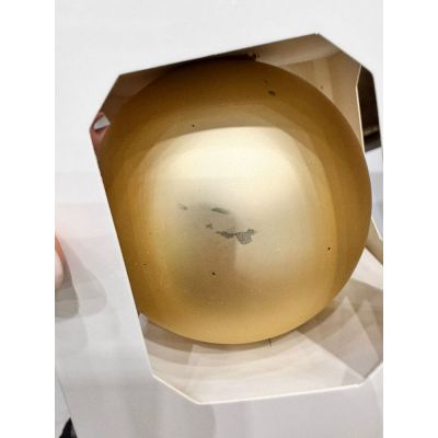 Оформительский шар Finery, 8 см, матовый золотистый-3