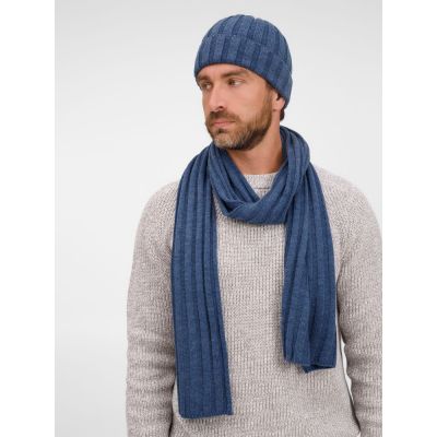 Шапка Metelitsa, синий меланж (джинс)-6