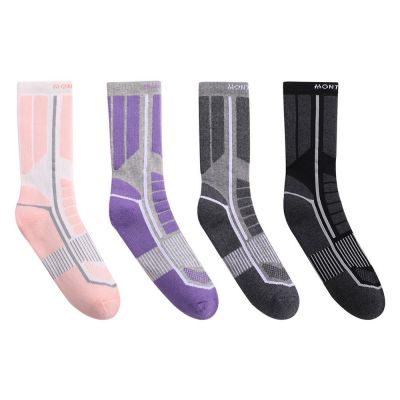Набор из 2 пар женских термоносков Monterno Sport, серый и розовый-6