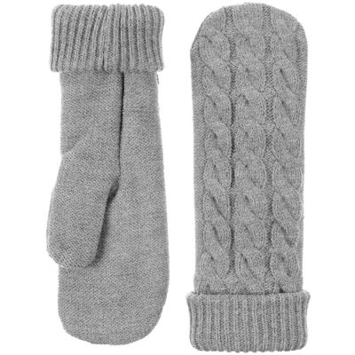 Варежки Heat Trick, светло-серый меланж-1