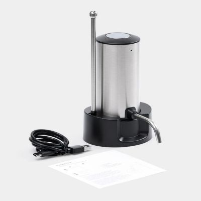 Электрический аэратор-дозатор для вина Tuoretta, серебристый-8