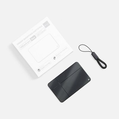 Электронная визитка-трекер MiCard Pro Duo для iPhone, черная-5