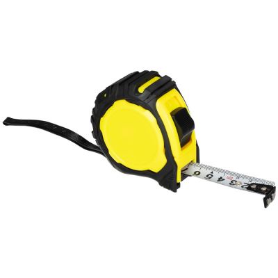 Рулетка Mittari с магнитным наконечником, 5 м, желтая-0