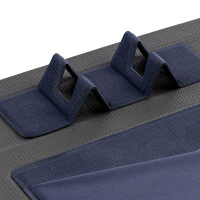 Органайзер с блокнотом и аккумулятором Oiro, синий-12