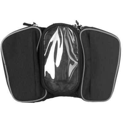 Велосумка Parklife, черная-7