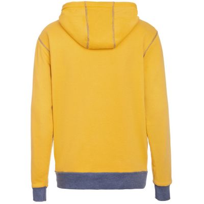 Двусторонняя толстовка Revers, синяя с желтым-3