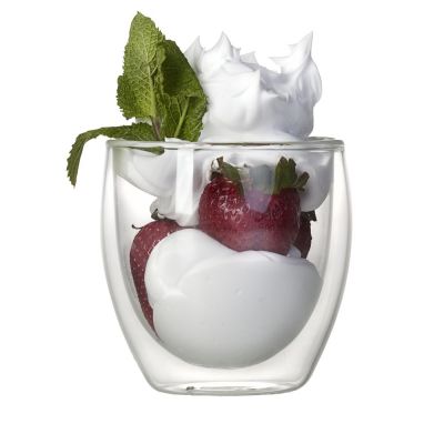 Стакан с двойными стенками Glass Bubble, бесцветный-0