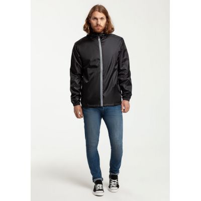 Ветровка мужская Fastplant черная-9