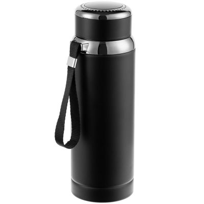 Смарт-термос с ситечком Termino, черный-1