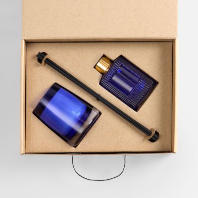 Набор Fragnola, пряная древесина и кардамон, темно-синий-1