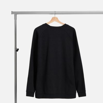 Свитшот унисекс Avenu, черный-2