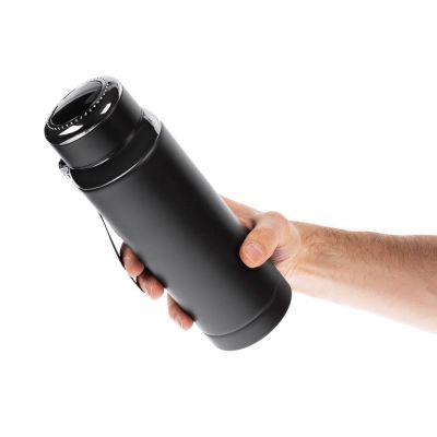 Смарт-термос с ситечком Termino, черный-6