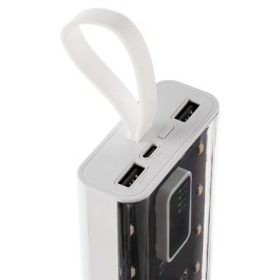 Аккумулятор Trellis Flat 10000 мАч, белый-6