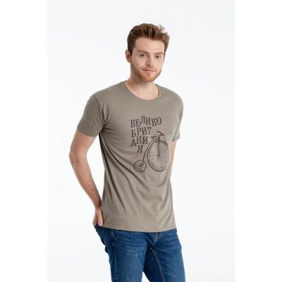 Футболка «Великобритания», серая (стальная)-0