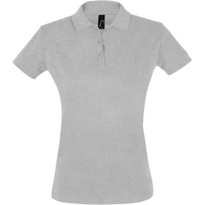 Рубашка поло женская Perfect Women 180 серый меланж-0