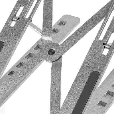 Подставка для ноутбука и планшета Scaffold Light, серебристая-3