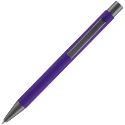 Ручка шариковая Atento Soft Touch, фиолетовая-2