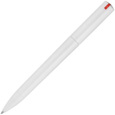 Ручка шариковая Split White Neon, белая с красным-3