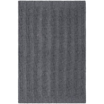 Плед Snefald, серый (маренго меланж)-3