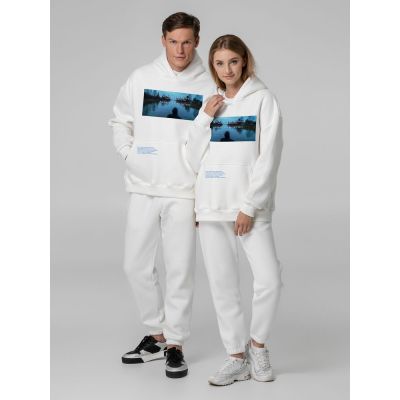 Худи оверсайз «Спецпоказ», молочно-белое-1