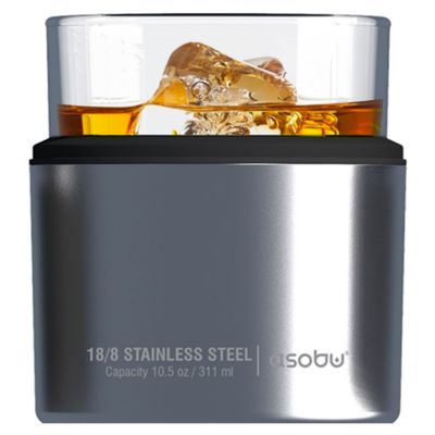 Термобокал Rocks для крепких напитков, стальной-1