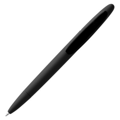 Ручка шариковая Prodir DS5 TRR-P Soft Touch, черная-3