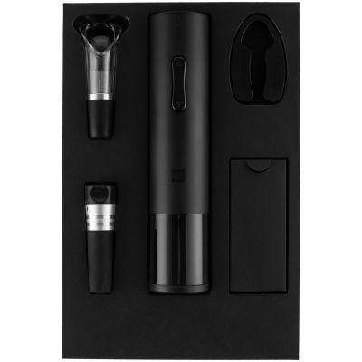 Винный набор сo штопором HuoHou Electric Wine Bottle Opener, черный-1