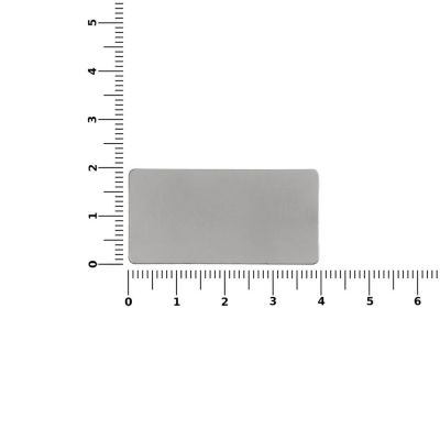 Значок Magnet Matto, серебристый-3