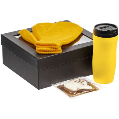 Набор «Зима в ладошке», черный с желтым-0