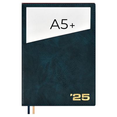 Ежедневник Ronda, датированный, сине-зеленый-1