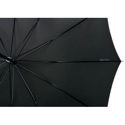 Зонт-трость Lui, черный с красным-5