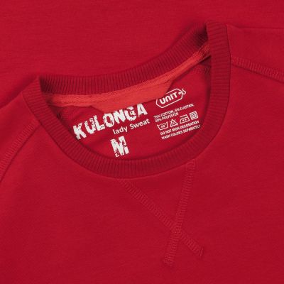 Свитшот женский Kulonga Sweat, красный-2
