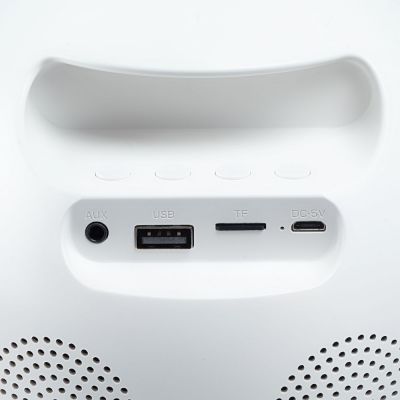 Лампа-колонка dreamTime для пробуждения светом и музыкой, белая-10