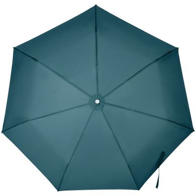 Складной зонт Alu Drop S, 3 сложения, 7 спиц, автомат, синий (индиго)-0