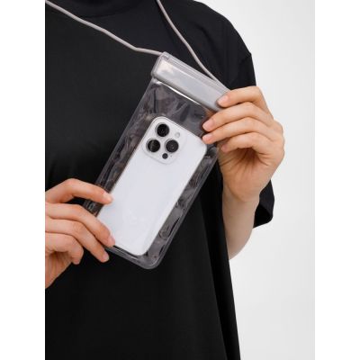 Водонепроницаемый чехол для телефона Aqualock, серый-5