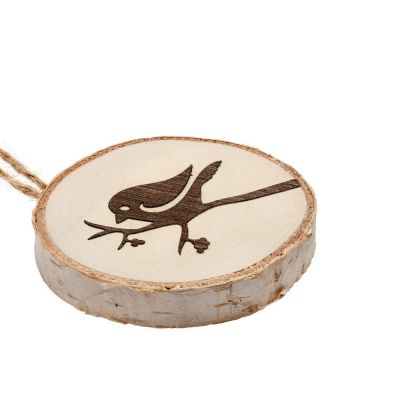 Подвеска Logger, малая, со снегирем-2