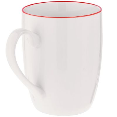 Кружка Simmy, белая с красным-1