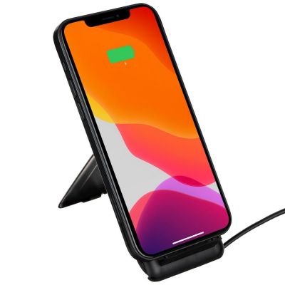 Органайзер с беспроводной зарядкой и набором адаптеров Octopod, черный-1