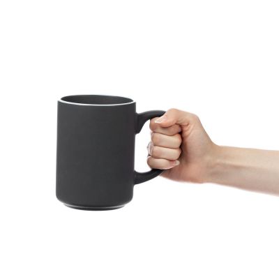 Кружка Mugful, темно-серая (графитовая)-2