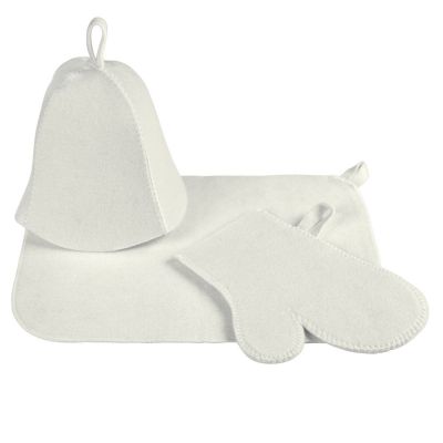 Набор для бани «Парилка», белый-0