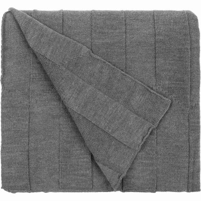 Плед Rombus, серый меланж-1