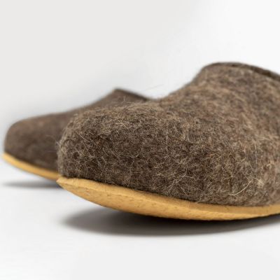 Домашние валенки Cant, серо-коричневые (натуральные)-1
